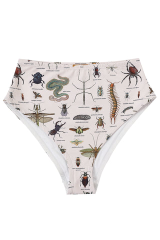 Worst Bugs High Waist Bikini Bottom