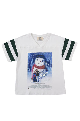 Unisex Snowman Movie Football T-Shirt