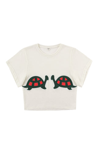 Turtle Boobs Wool Blend Tommy Tee