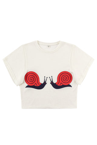 Snail Boobs Wool Blend Tommy Tee