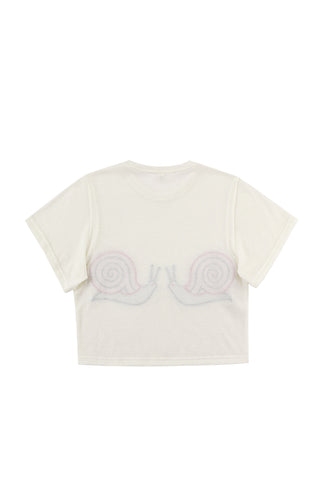 Snail Boobs Wool Blend Tommy Tee