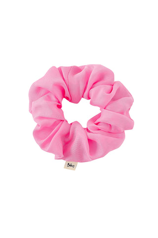 Pink Cupro Small Scrunchie