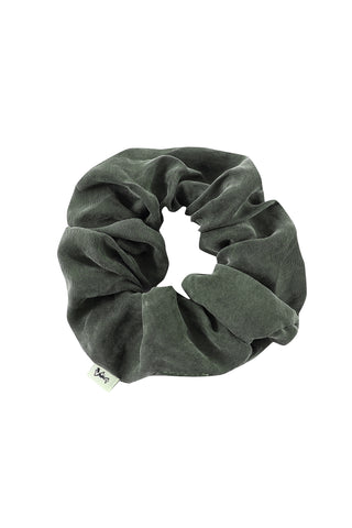 Forest Cupro Small Scrunchie