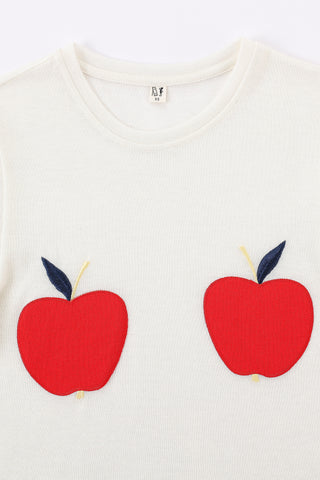 Big Apples Wool Blend Tommy Tee