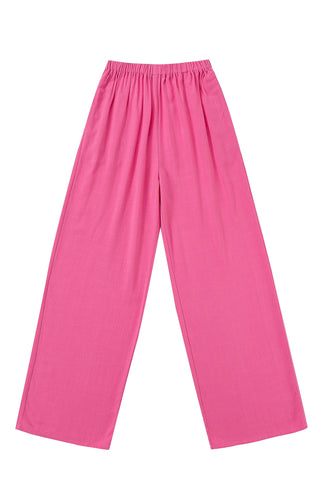 Pink Soft Linen Pants