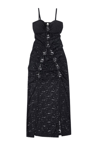 Black Rose Lace Septums Dress