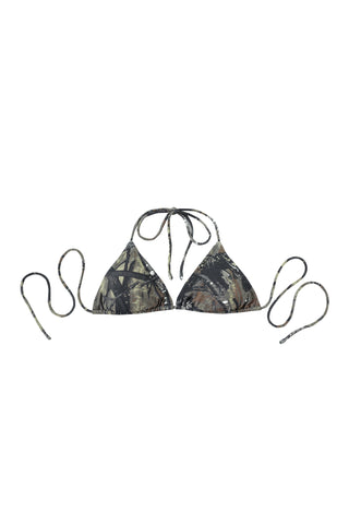 Forest Camo String Bikini Top