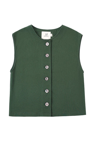 Button Audition Tee Green