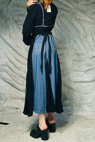 SAMPLE #87 - S Jean Bikini Maxi Dress