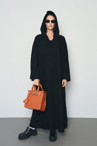 Black Linen Cloak