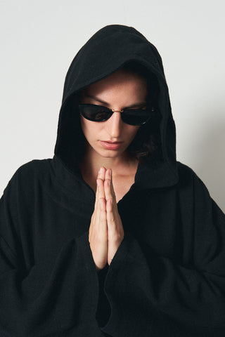 Black Linen Cloak