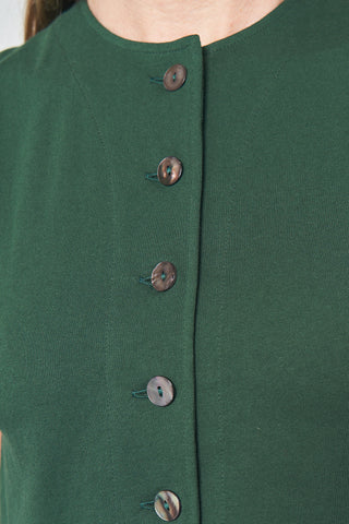 Button Audition Tee Green