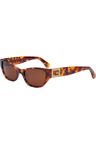 Betsy Buckle Sunglasses Tortoise/Gold