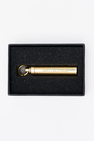 WELLBUTRIN Brass Pill Holder Keychain