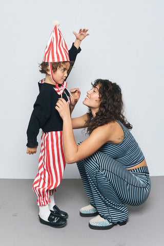 Kid's Striped Clown Hat